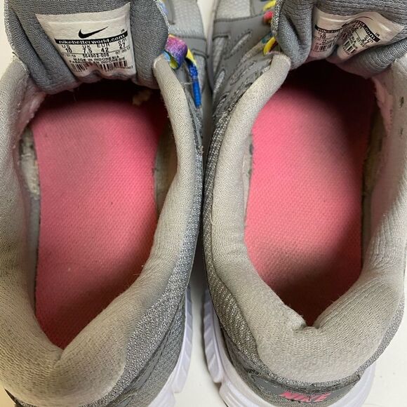 Nike Revolution 2 Women’s Gray/Turquoise Running Shoes - Picture 4 of 8